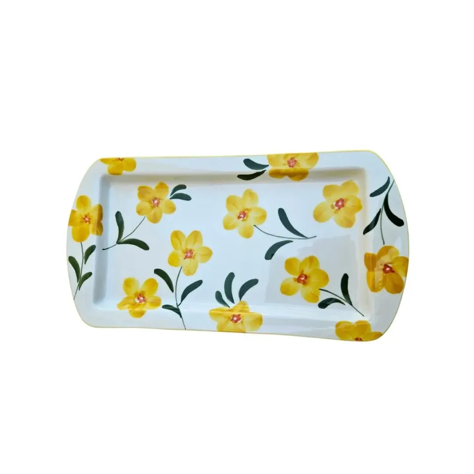Les Ottomans Florale fad keramik håndmalet blomster