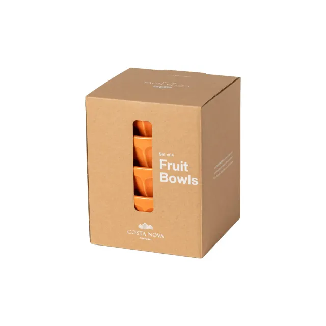 Costa Nova Petals frugtskål orange 4 stk