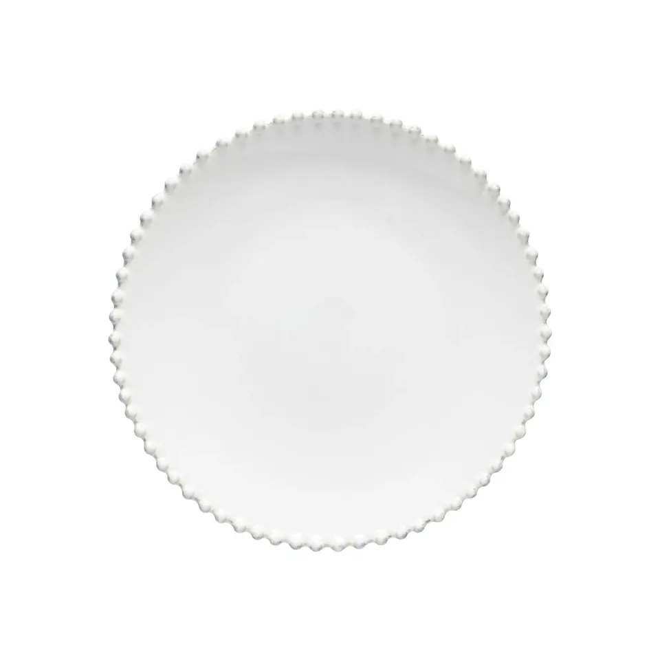 Costa Nova Pearl middagstallerken hvid blank