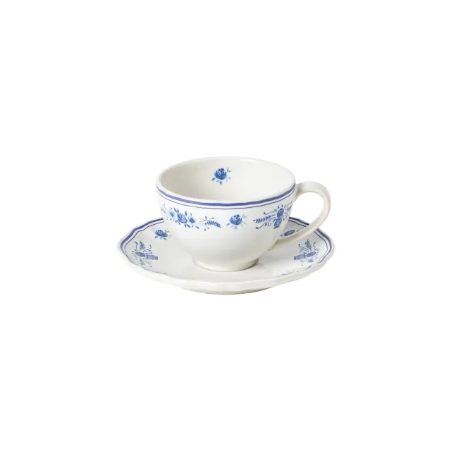 Costa Nova Vila tekop med underkop white-blue riflet