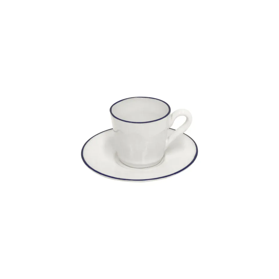 Costa Nova Beja Coffee Cup kop hvid blå