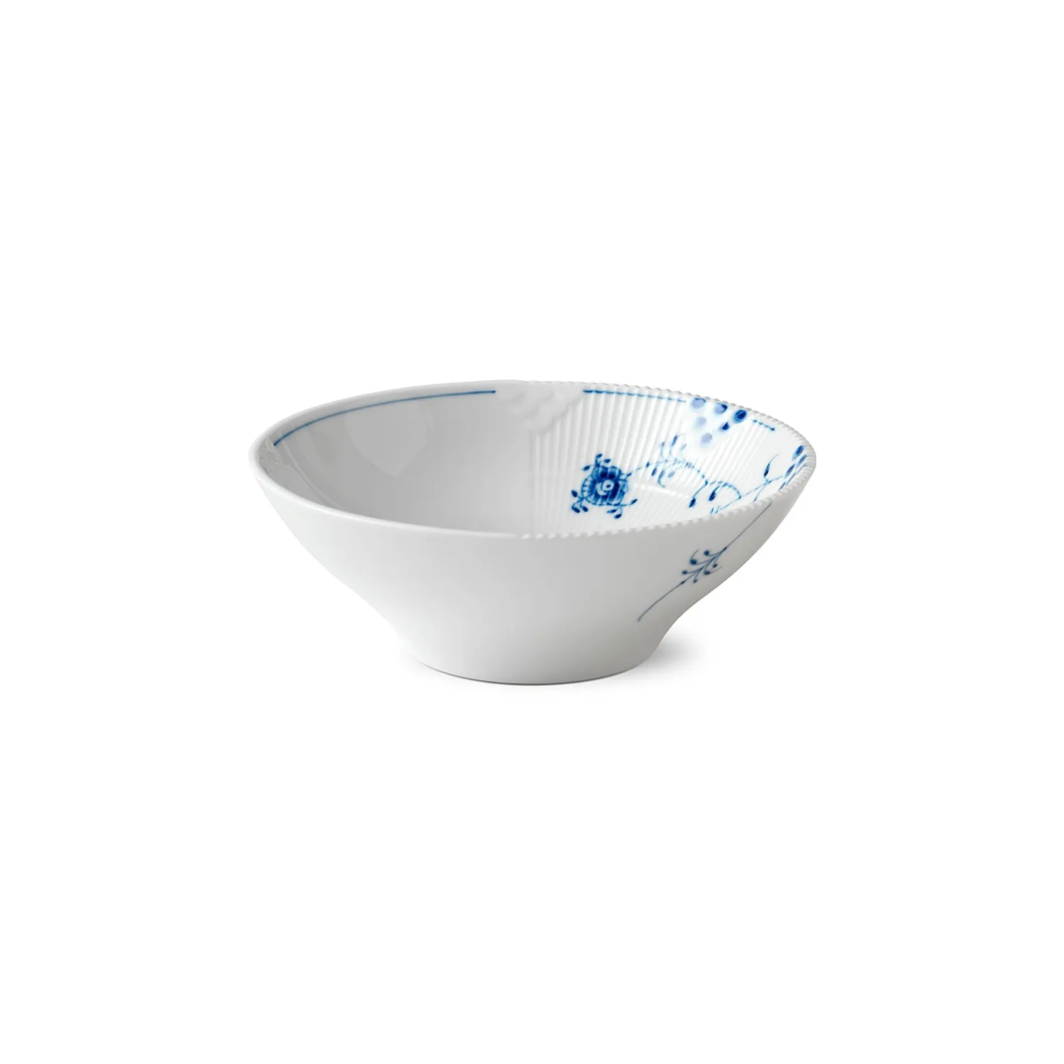 Kgl. Porcelæn Blå Elements skål 18 cm 78 cl håndmalet