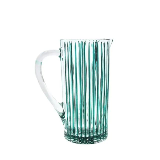 Les Ottomans CGU02 vandkande glas grøn håndmalet