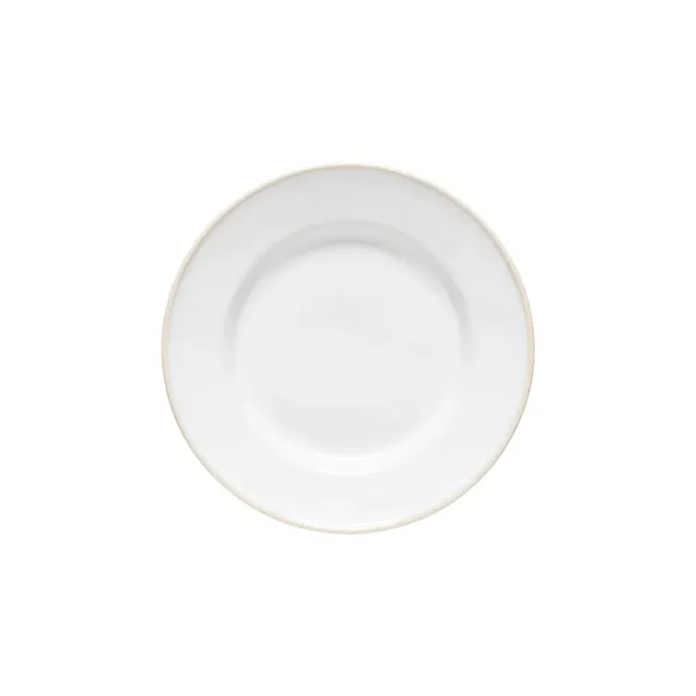 Costa Nova Beja frokosttallerken hvid creme blank