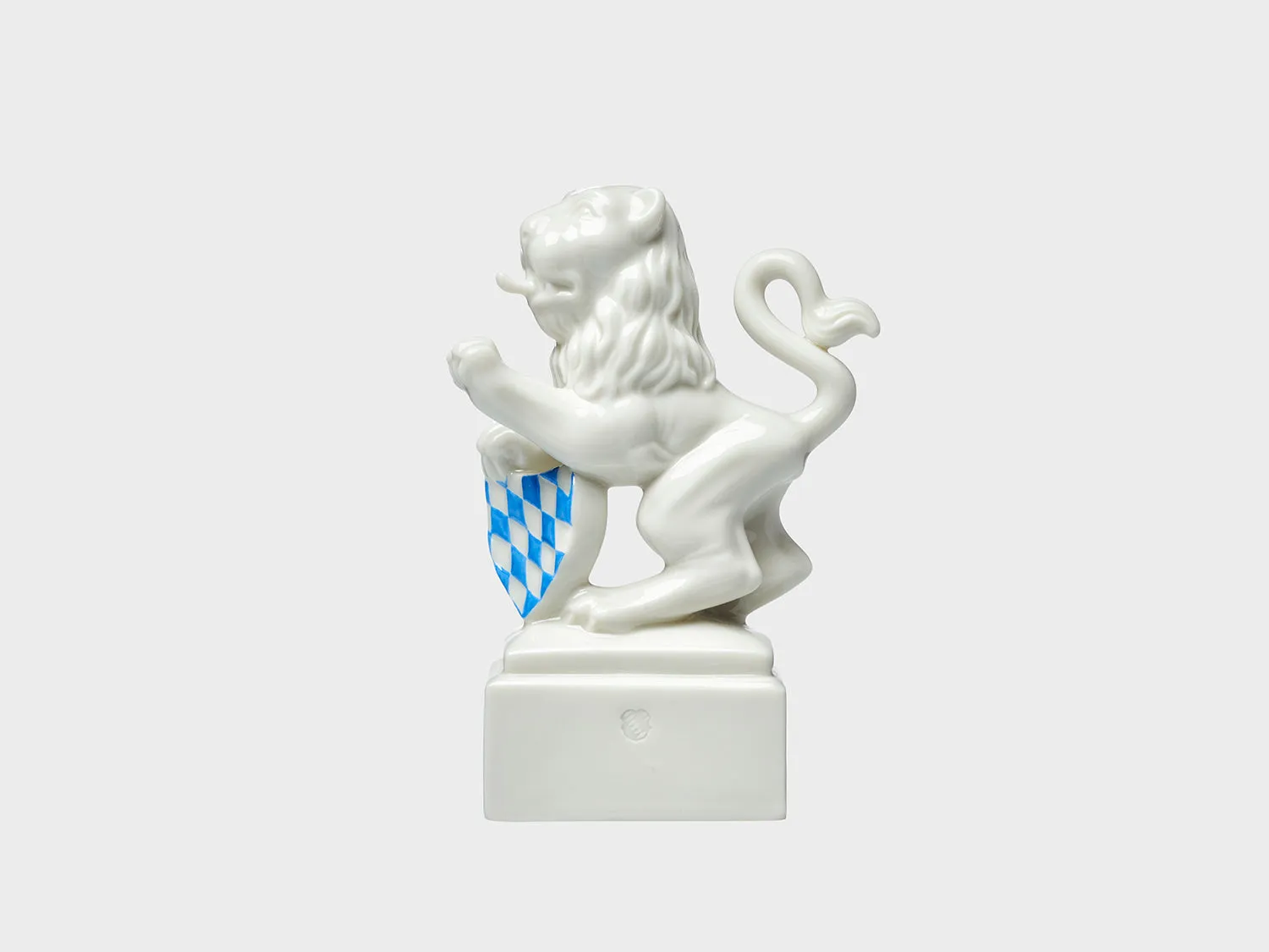 Nymphenburg Løwe Pranke venstre porcelænsfigur