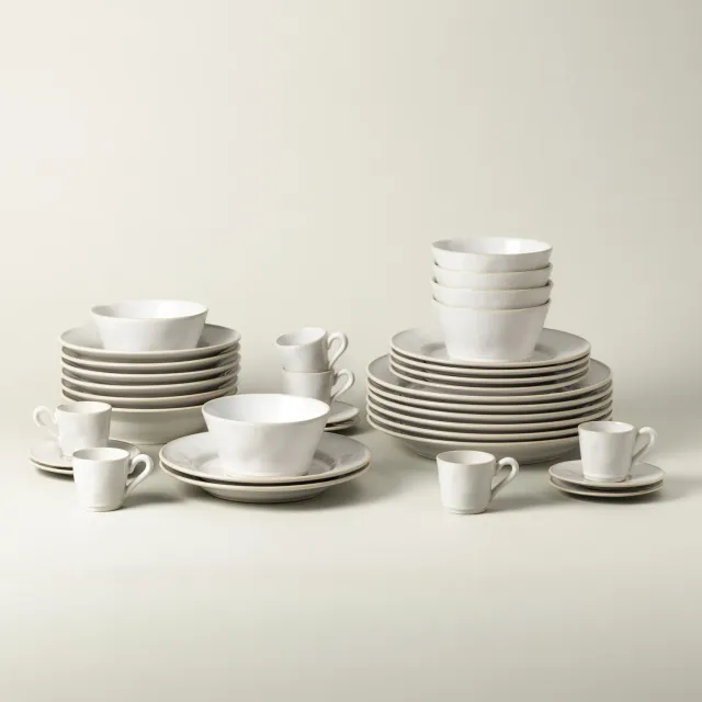 Costa Nova Beja stel 30 dele hvid creme blank
