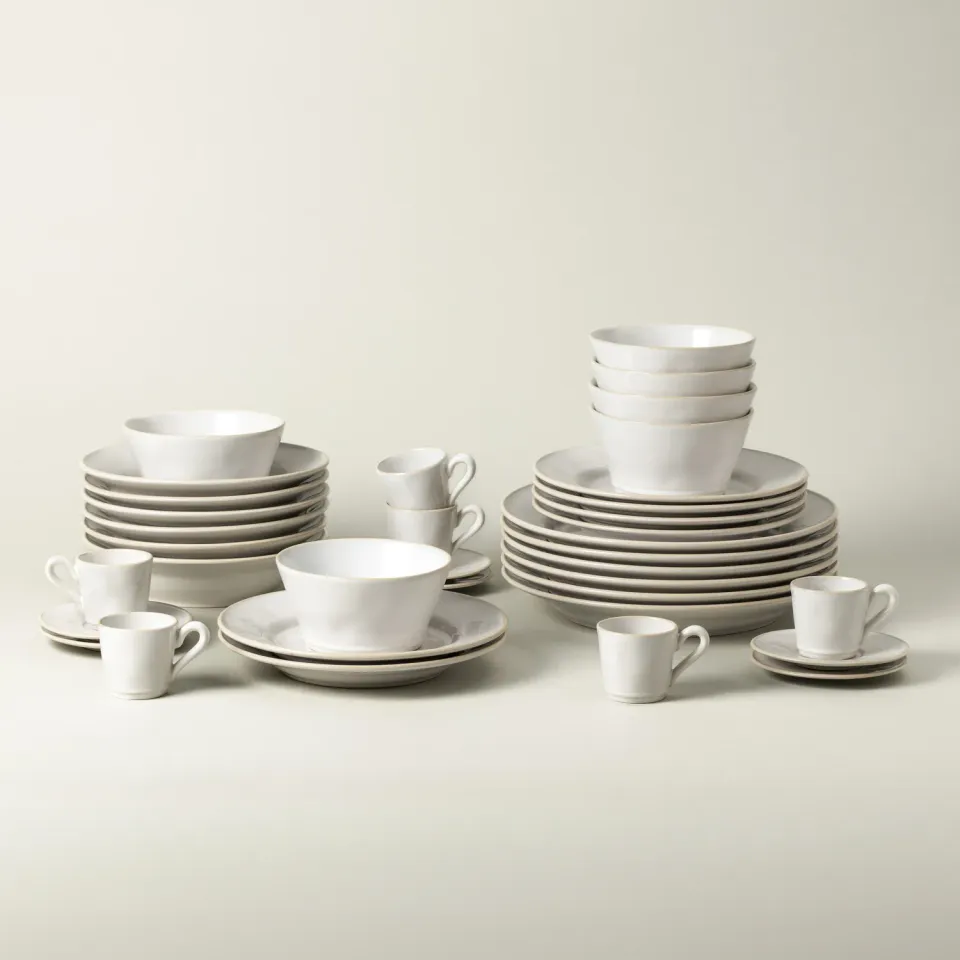 Costa Nova Beja stel 30 dele hvid creme blank
