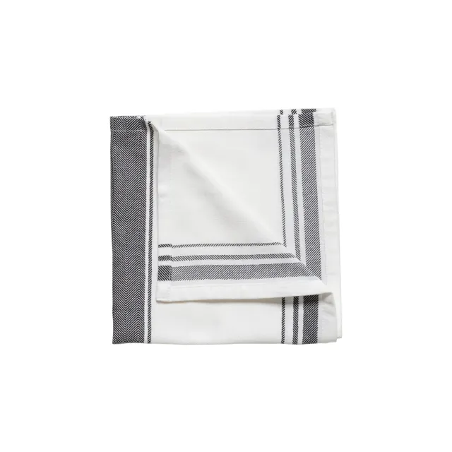 Costa Nova Carmo Napkin serviet sort bomuld