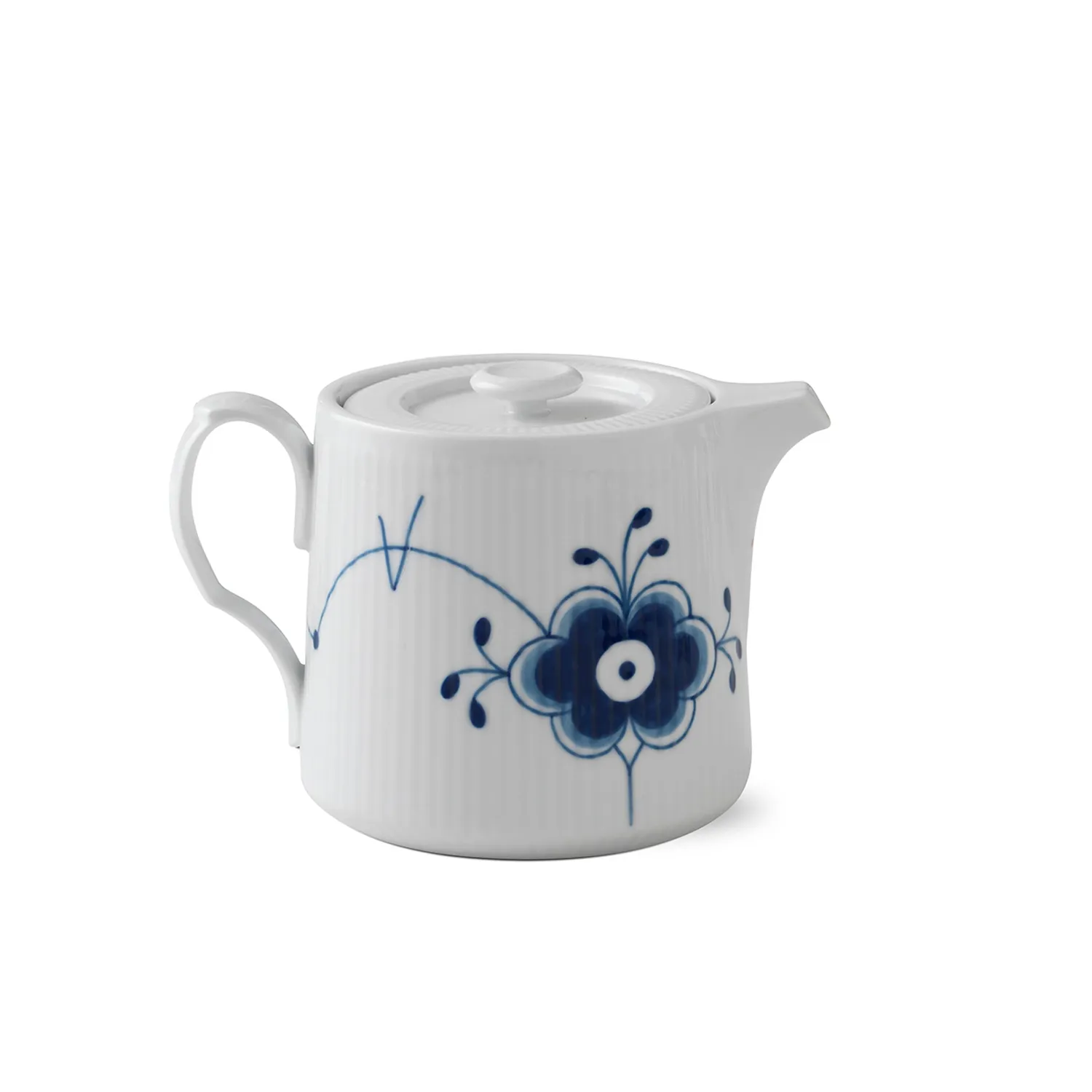 Royal Copenhagen Blå Mega Riflet Tekande 75 cl porcelæn