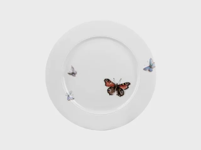 Nymphenburg Lotos Papilio tallerken 27 cm sommerfugl