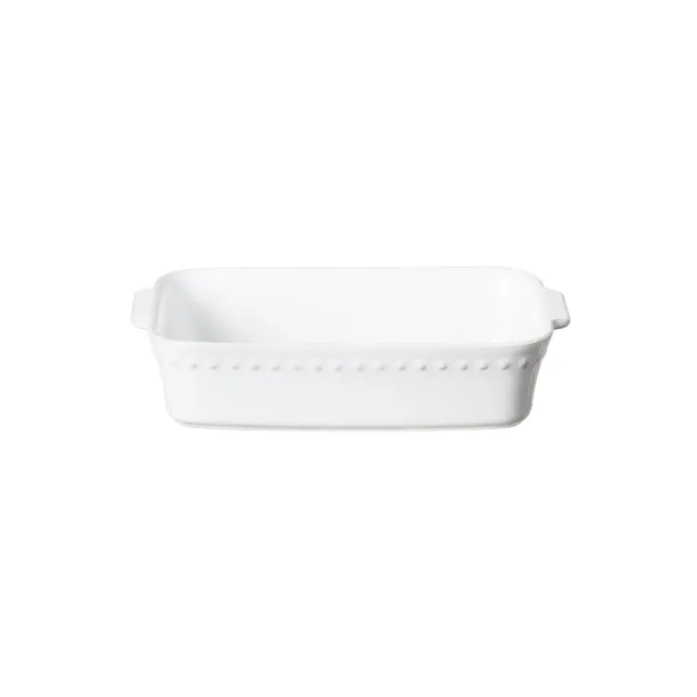 Costa Nova Pearl Small Rectangular Baker ovnfad hvid