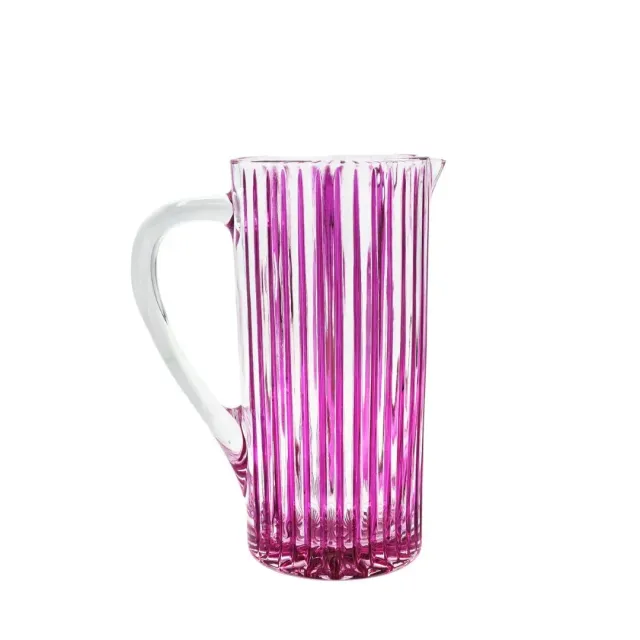 Les Ottomans CGU04 glaskande rosa håndmalet