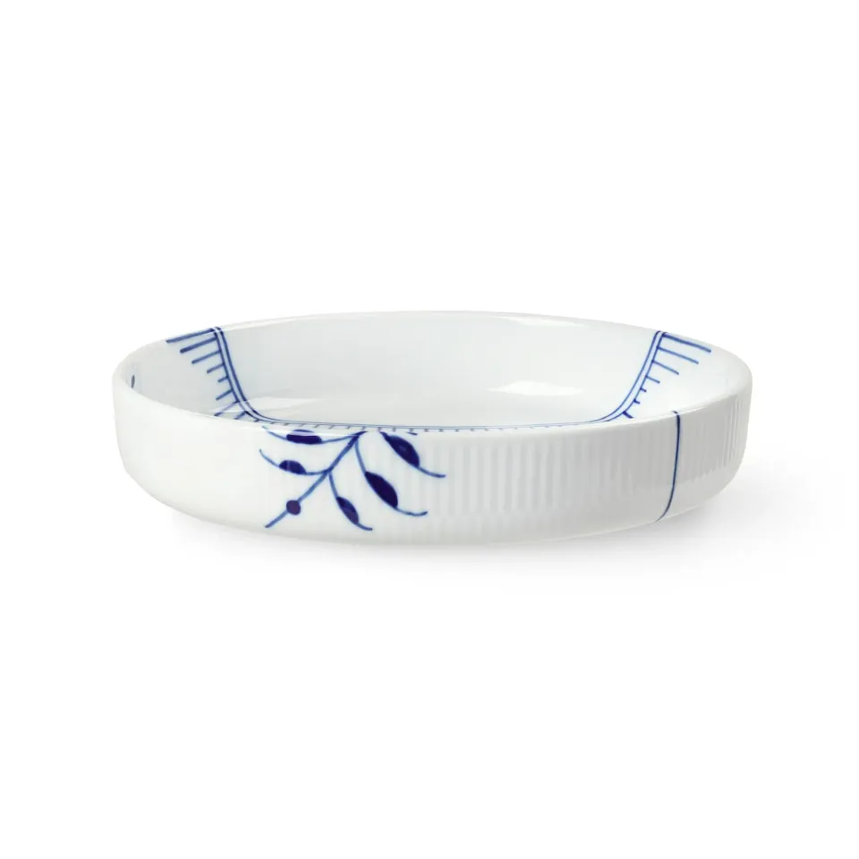 Kgl. Porcelæn Blå Mega Riflet ovnfast fad 27 cm