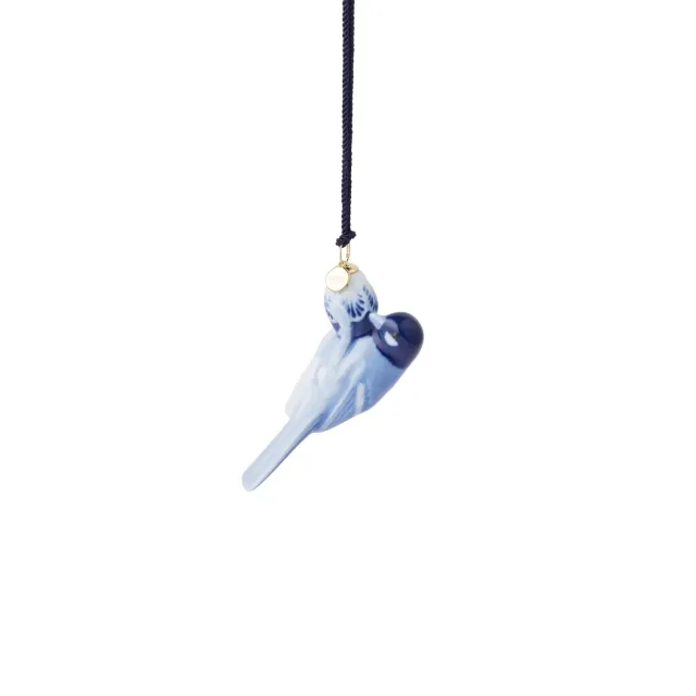Kgl. Porcelæn Blå Samlerartikler ornament Mejse 8 cm