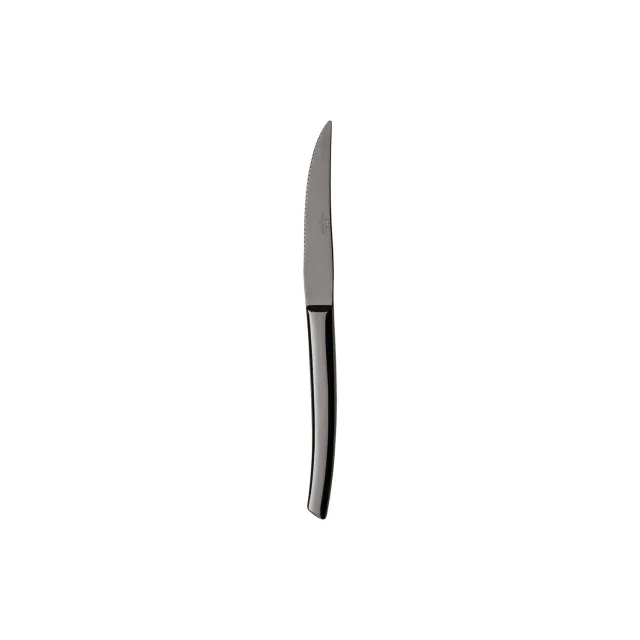 Costa Nova Vela steakkniv sort poleret stål