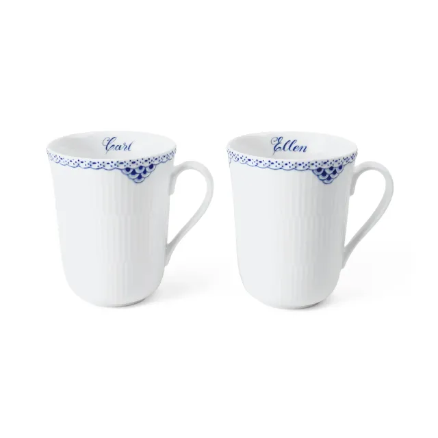 Royal Copenhagen Prinsesse kop Bespoke 33 cl 2 stk