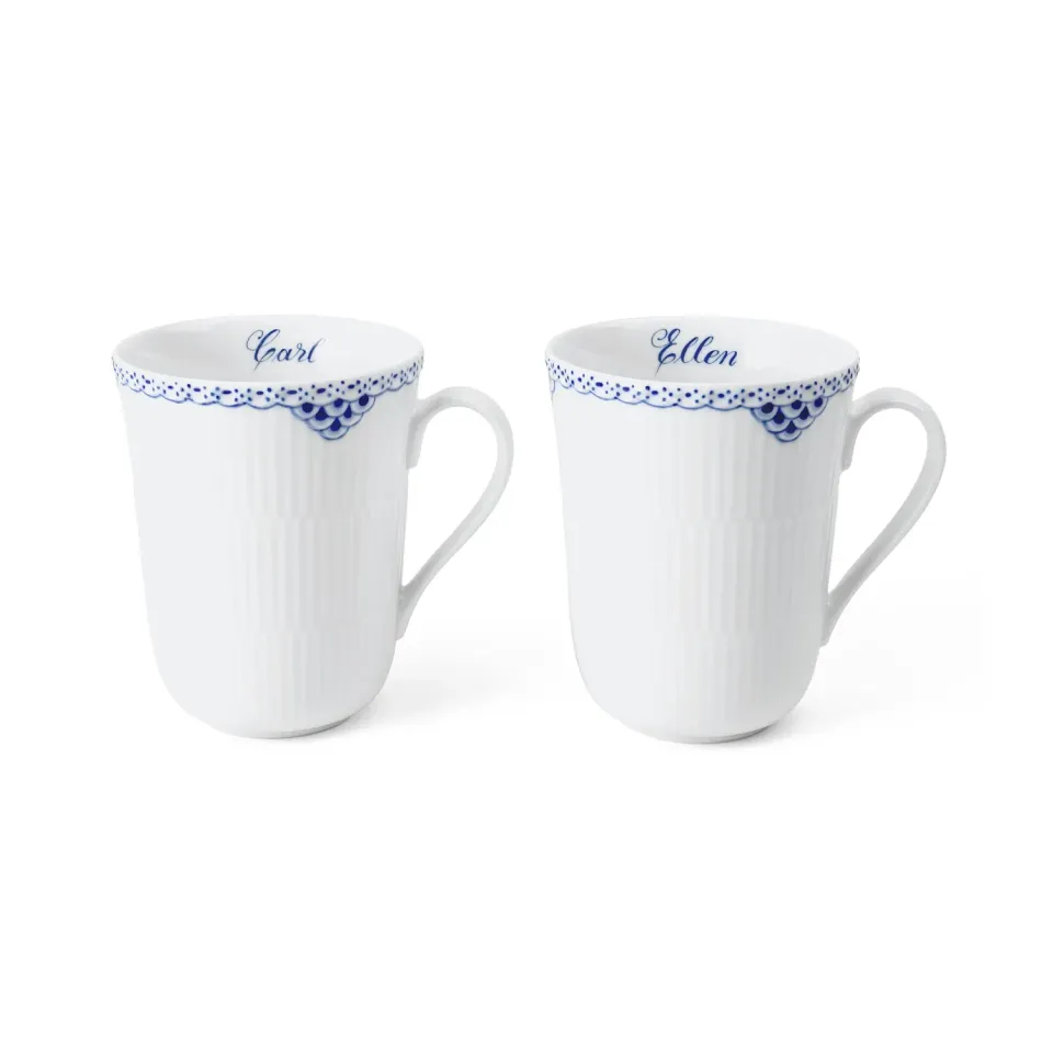 Royal Copenhagen Prinsesse kop Bespoke 33 cl 2 stk