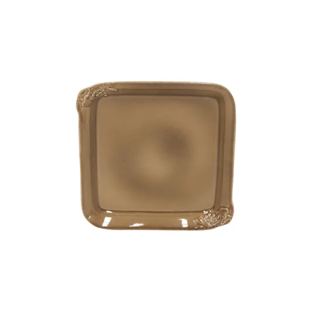 Costa Nova Madeira serveringsfad firkantet mocha brown blank