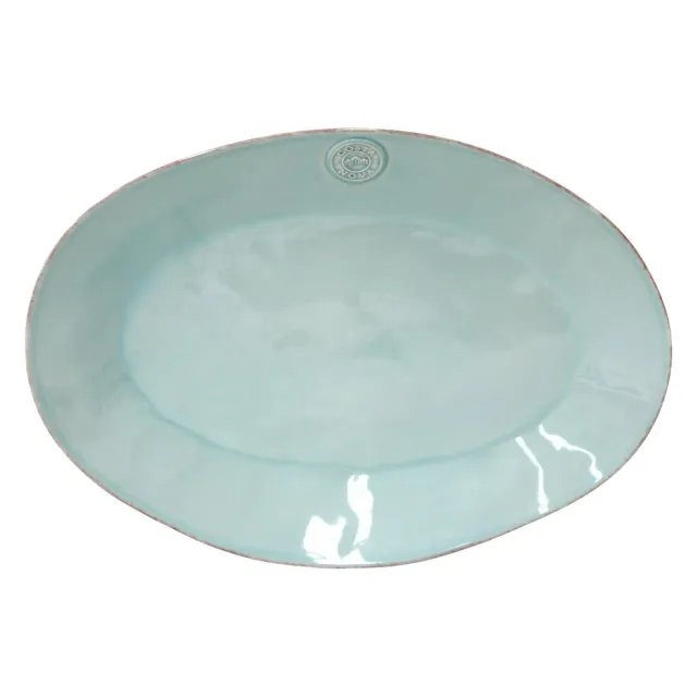 Costa Nova Nova Large Oval Platter 50 fad turkis blank