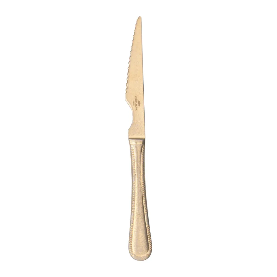 Costa Nova Ancestral pizzakniv vintage guld