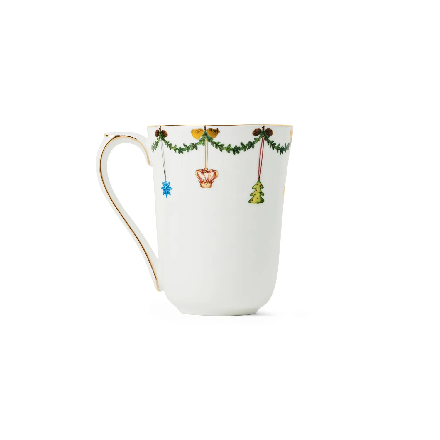 Kgl. Porcelæn Stjerne Riflet Jul kop 36 cl dekoration 2