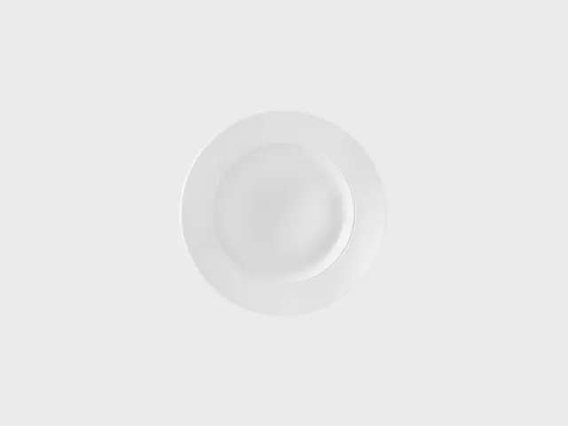 Nymphenburg Lotos tallerken 16 cm hvid biskuit