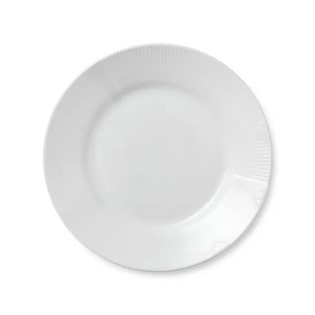 Royal Copenhagen Hvid Elements tallerken 26 cm