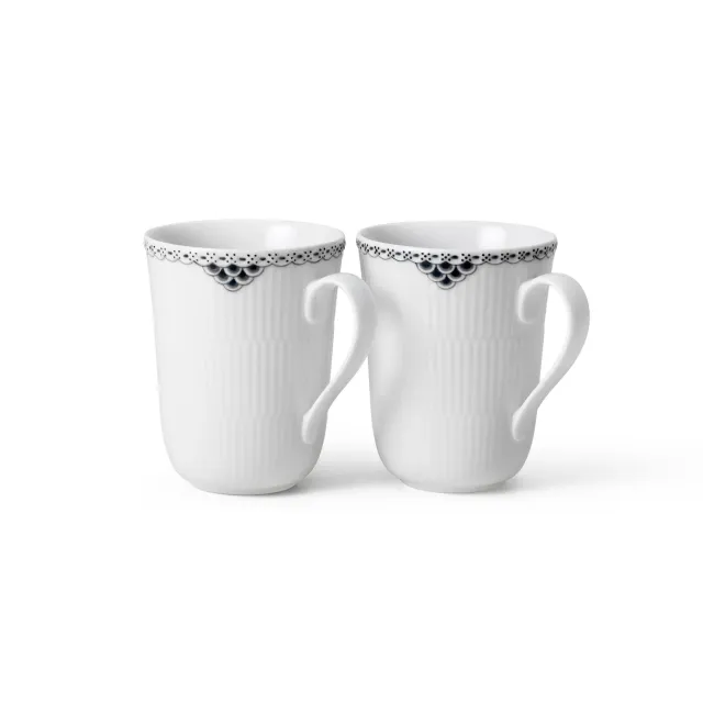 Royal Copenhagen Sort Blonde kop 36 cl 2 stk sort