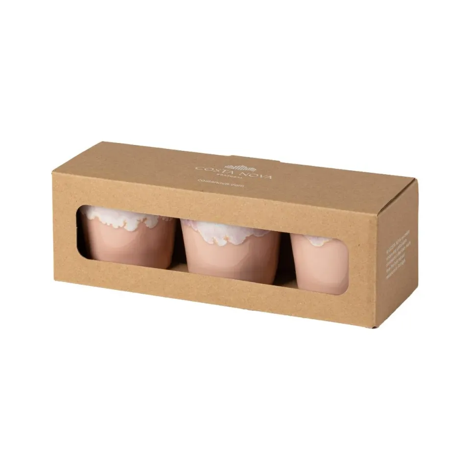 Costa Nova Grespresso lungokopper 3 stk Soft Pink gaveæske