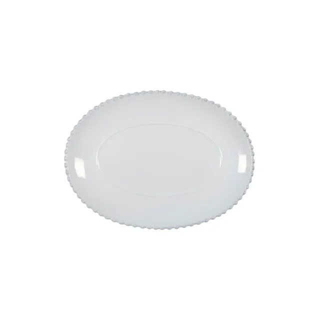 Costa Nova Pearl fad lille ovalt hvidt blankt