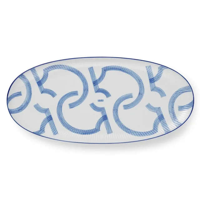Kgl. Porcelæn MOTIF fad 37 cm ovalt porcelæn