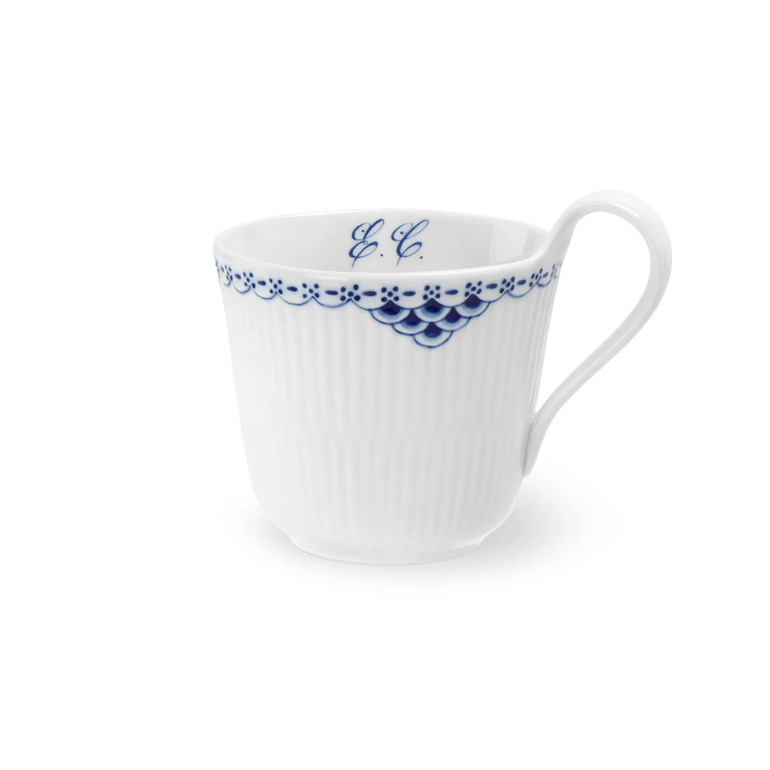 Kgl. Porcelæn Prinsesse højhankskop Bespoke 33 cl