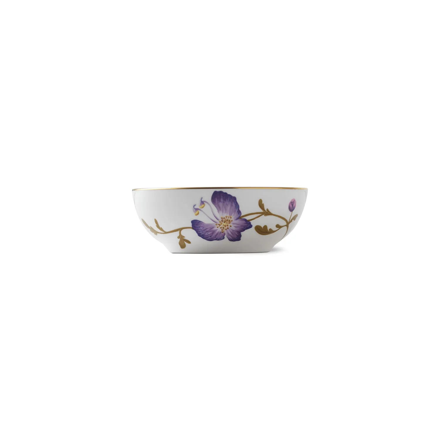 Kgl. Porcelæn Flora skål Stedmoderblomst 50 cl