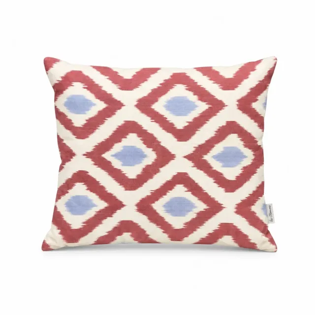 Les Ottomans S357 pudebetræk silke ikat
