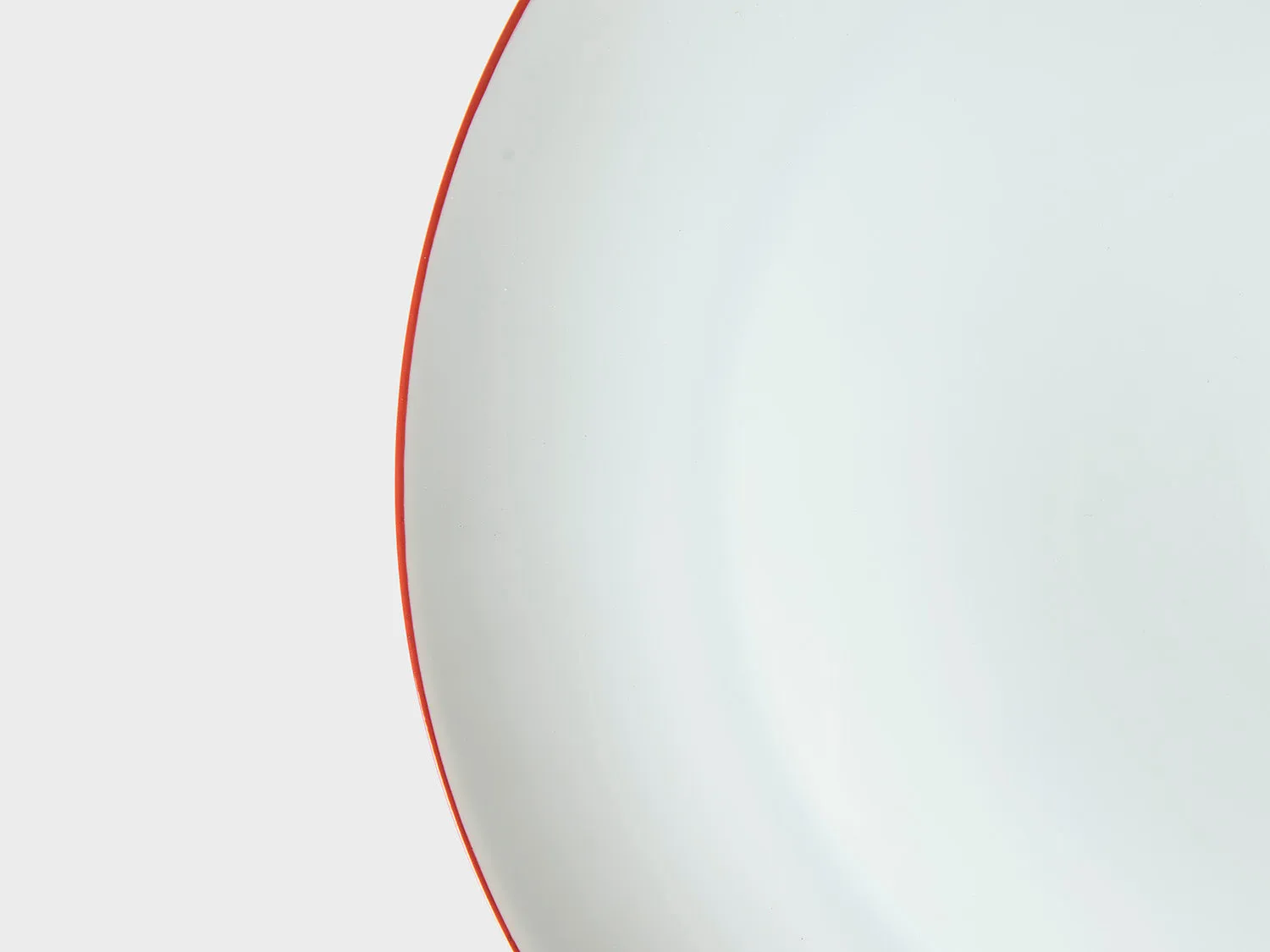 Nymphenburg Lotos Coupe tallerken 27 cm rød kant