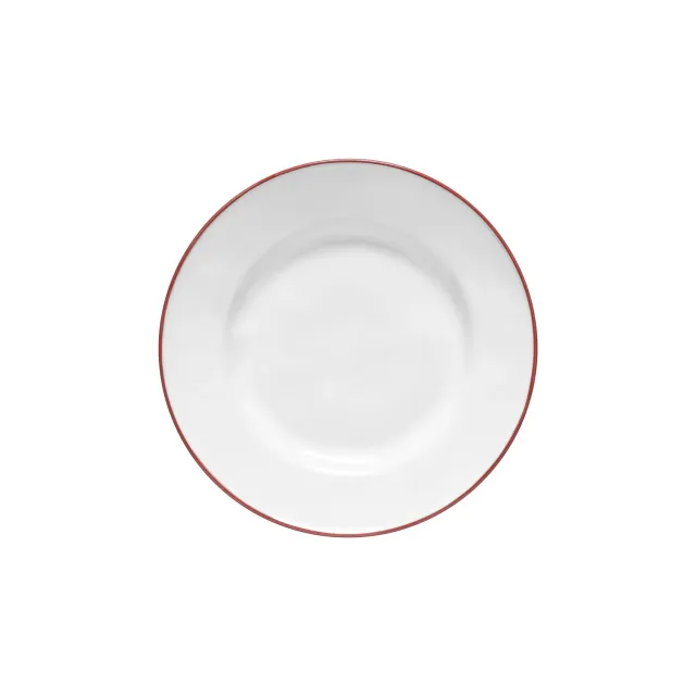 Costa Nova Beja salat-desserttallerken hvid-rød