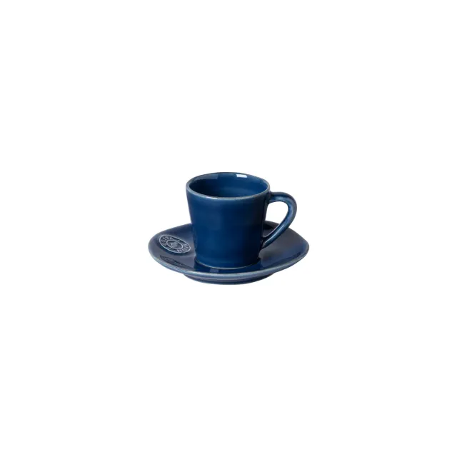 Costa Nova Nova NOCS02 kaffekop med underkop denim blue