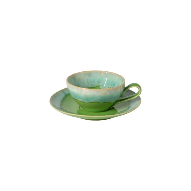 Costa Nova Taormina Tea Cup & Saucer tekop limegrøn