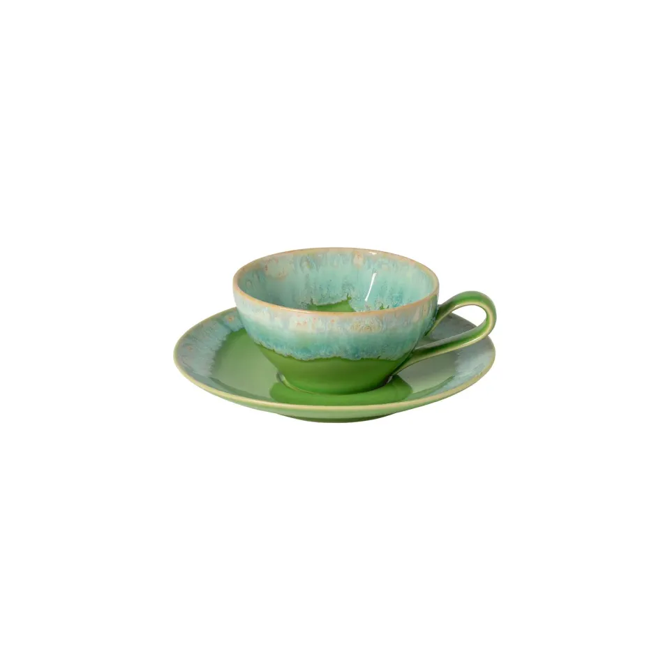 Costa Nova Taormina Tea Cup & Saucer tekop limegrøn