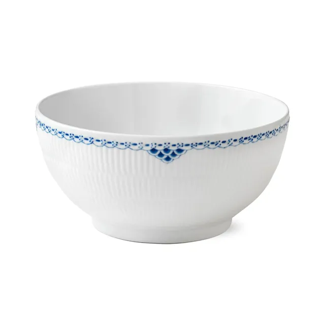 Royal Copenhagen Prinsesse skål 310 cl med blondekant