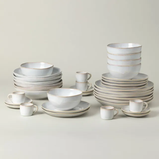 Costa Nova Brisa middagssæt 30 dele salt white blank