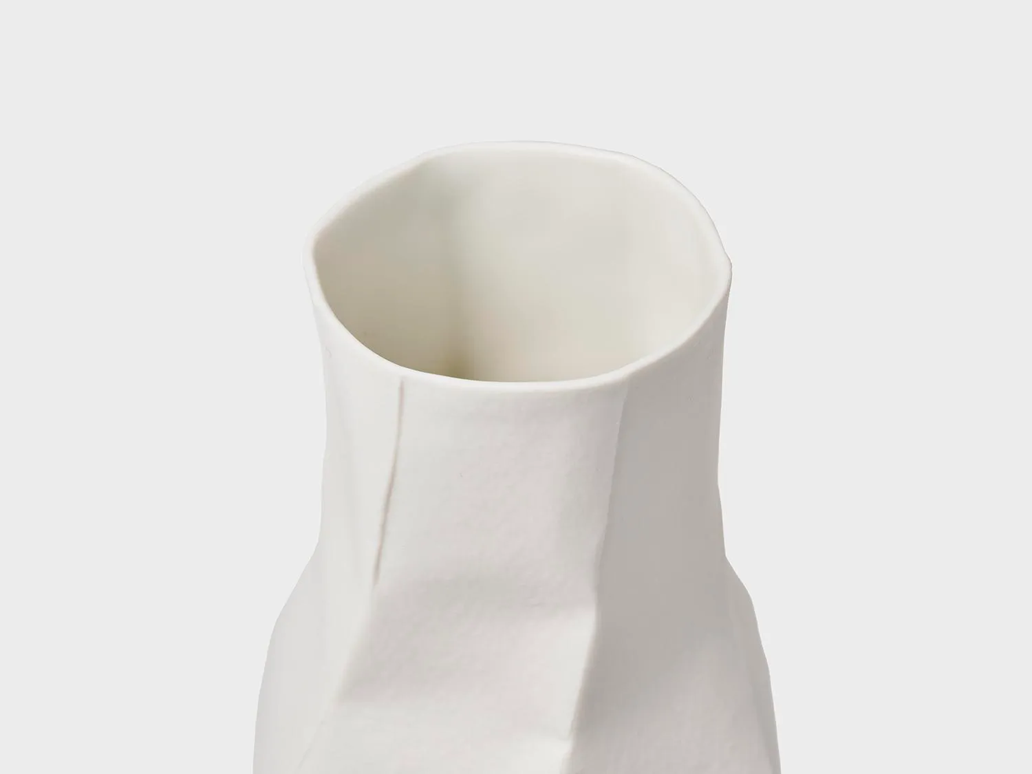 Nymphenburg Lightscape vase XS hvid biskuit 18,5 cm