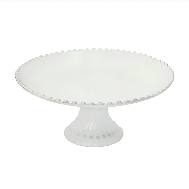 Costa Nova Pearl fad på fod White blank glasur