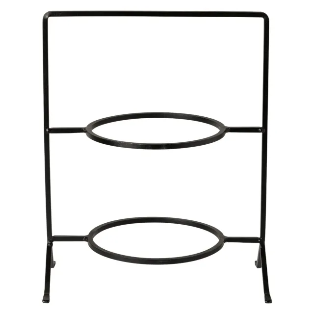 Costa Nova Plano holder metallic black stål 2-delt