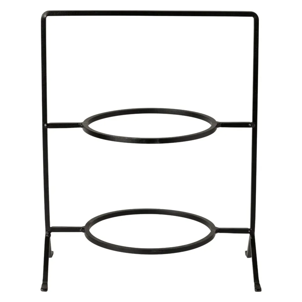 Costa Nova Plano holder metallic black stål 2-delt
