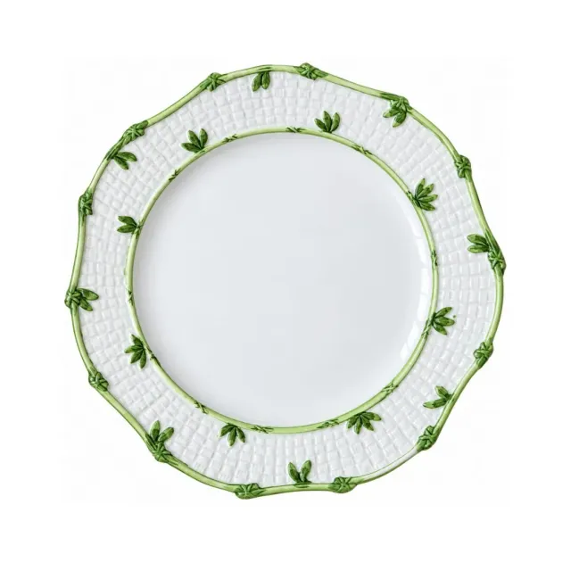 Les Ottomans Greenery GRP06 dækkertallerken håndmalet