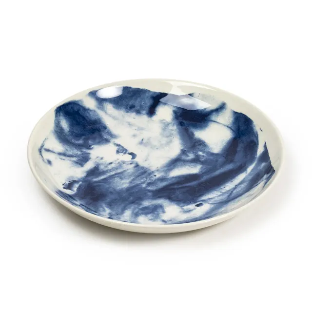 1882 Ltd Indigo Storm pastaskål stentøj blå