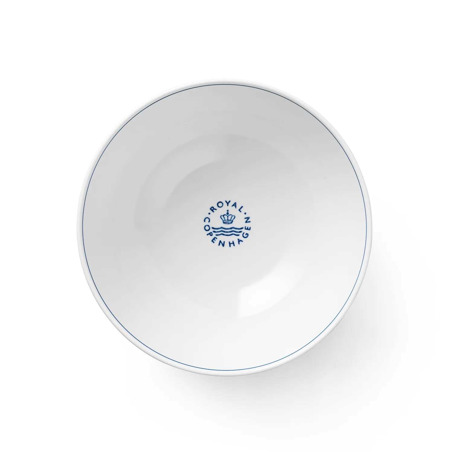 Kgl. Porcelæn Blueline skål 180 cl riflet porcelæn