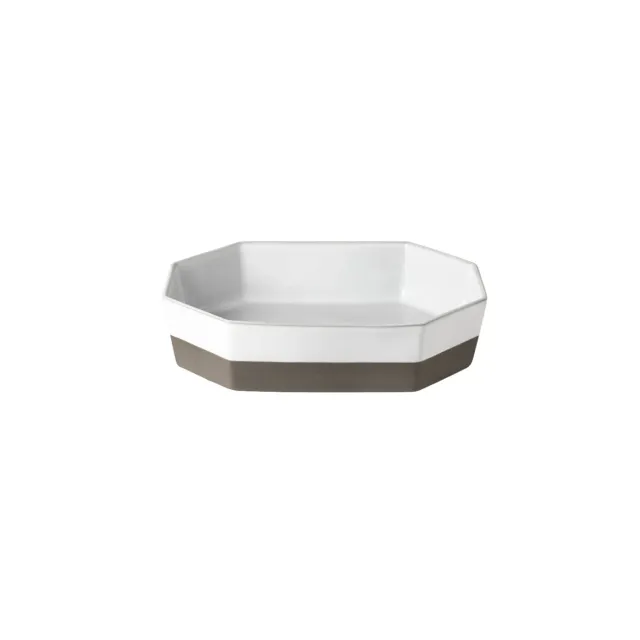 Costa Nova Plano Octagonal Baker fad hvid blank