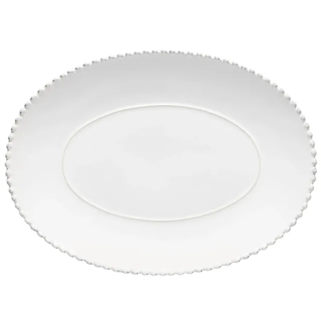 Costa Nova Pearl PEA401-WHI ovalt fad hvidt blankt stentøj